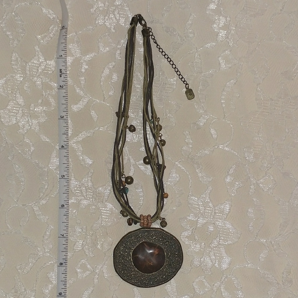 Boho Medallion Necklace